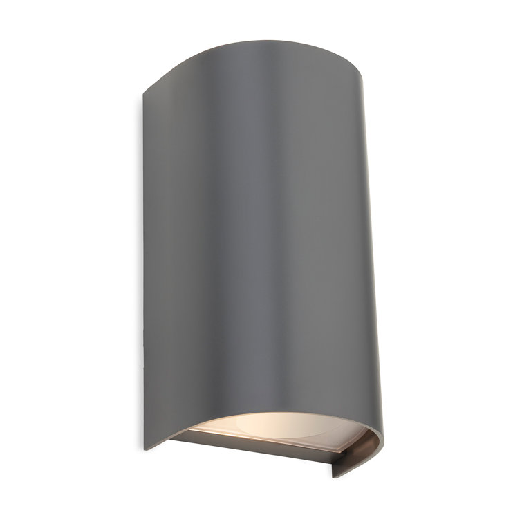 Ebern Designs Jindalee Graphite 19.5cm H Outdoor Flush Mount Wayfair